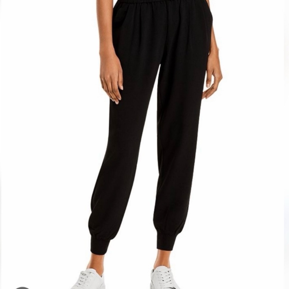 Joie Black Mariner Crepe Jogger Pants